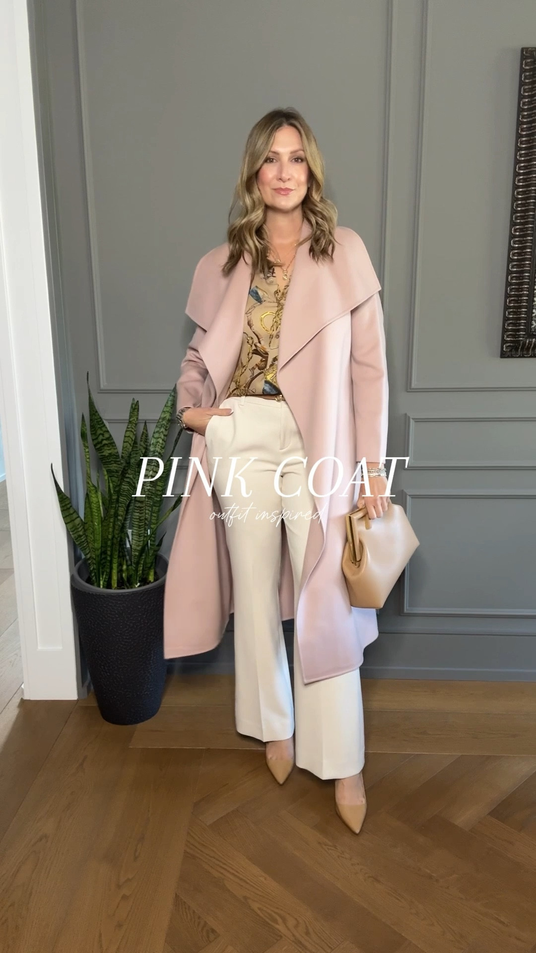 Pink coat outfit ideas 

#LTKcanada #LTKwinter #LTKover50style