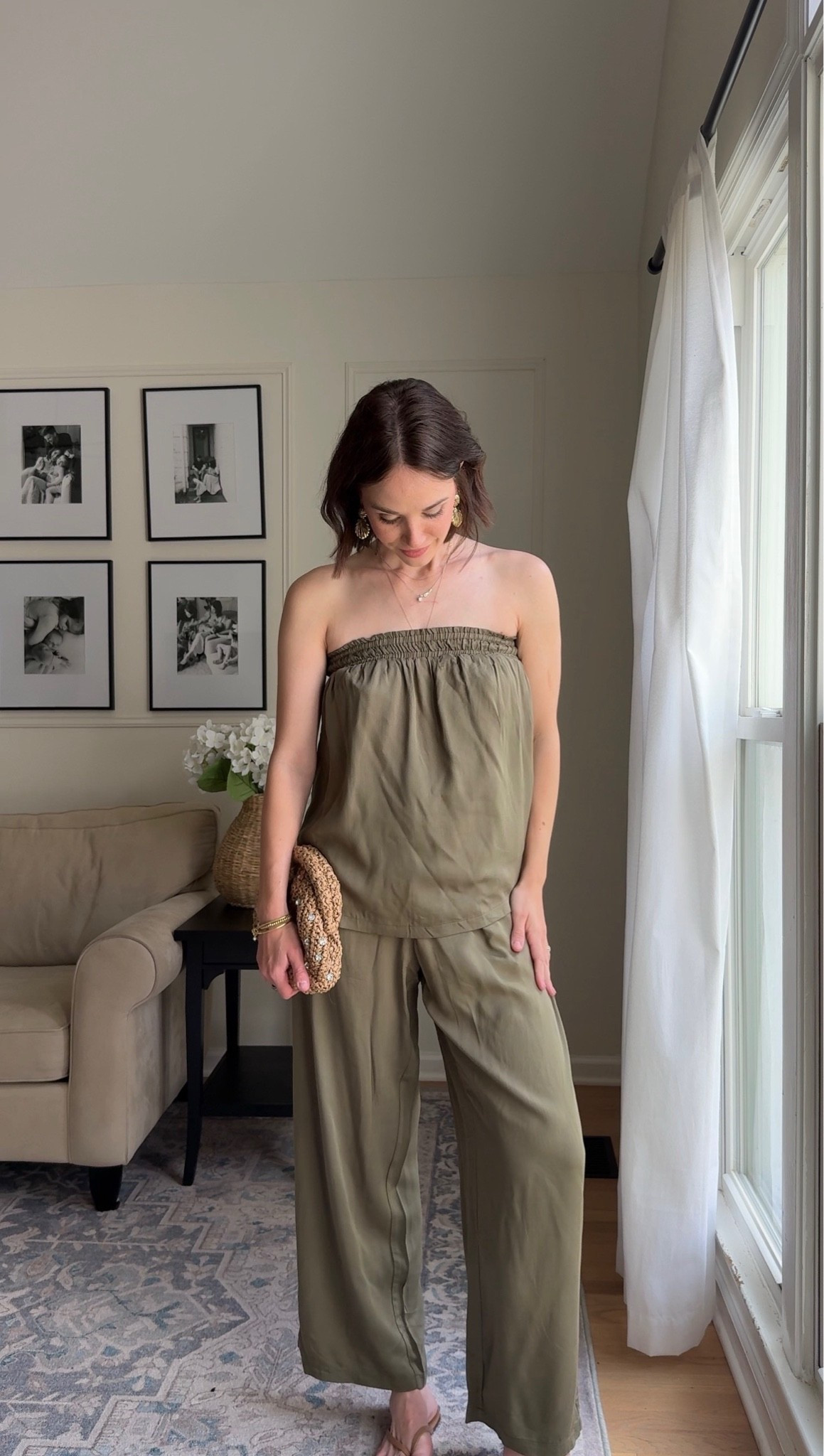 Just found the perfect summer set! Perfect for a day out or a casual brunch 🤍

 olive green, two piece set, summer set, summer outfit, jumpsuit set, beach vacation outfit, casual jumpsuit, summer jumpsuit, hallie ragan

#LTKgrwm #LTKootd #LTKdayinmylife