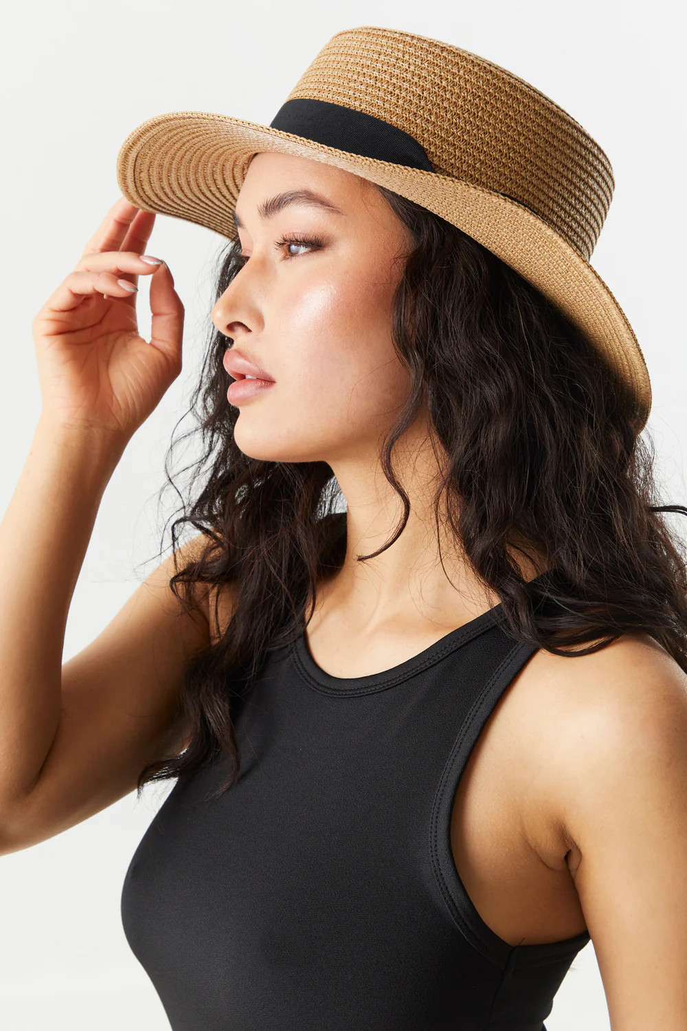 Straw Boater Hat | Charlotte Russe
