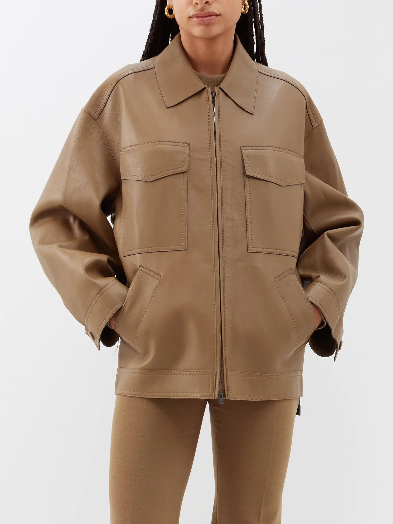 Lyndhurst leather jacket | Joseph | Matches (US)