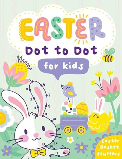 Easter Basket Stuffers: Easter Dot to Dot Activity Book for Kids Ages 4-8: Connect the Dots&Color... | Amazon (US)