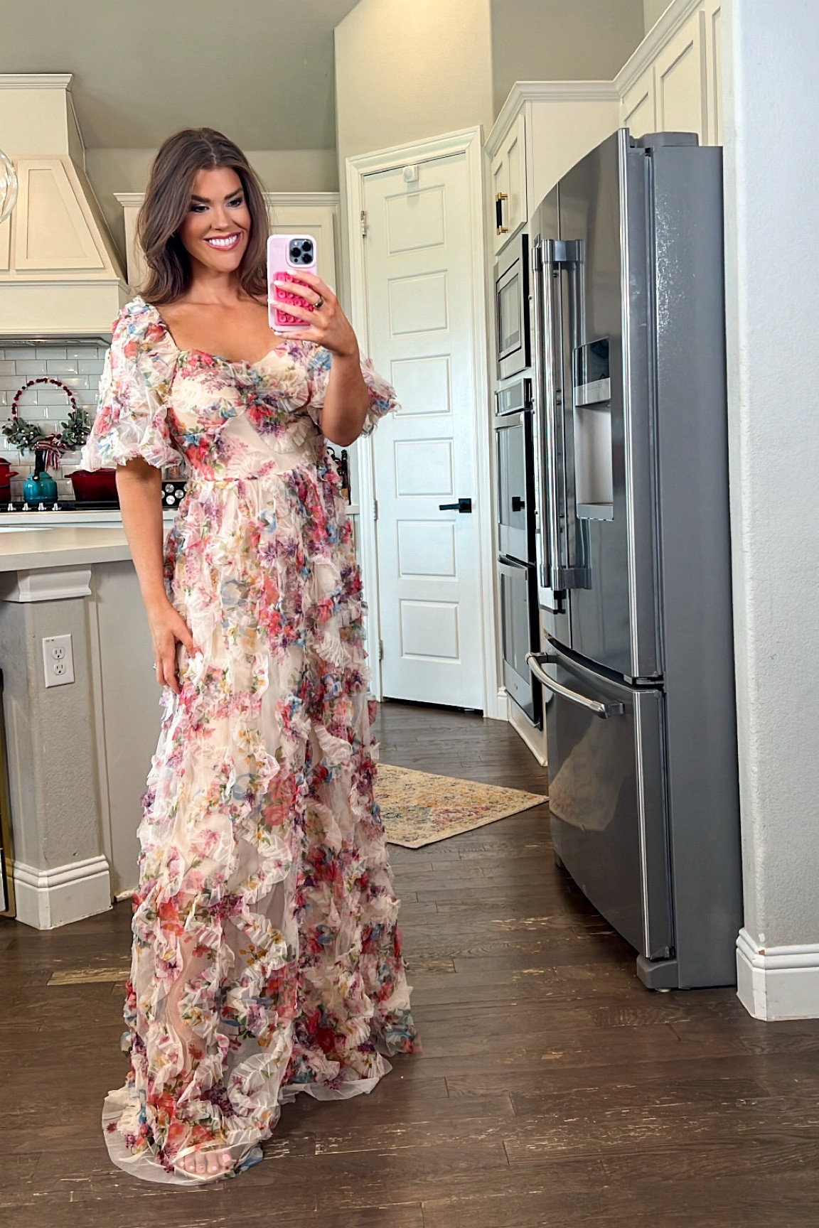 Love the detailing on this dress! 💕 Wearing a size medium! 

#LTKFindsUnder100 #LTKStyleTip #LTKSeasonal