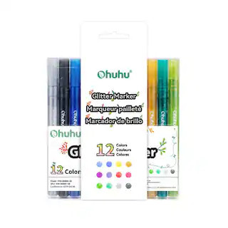 Ohuhu® Glitter Markers, 12ct. | Michaels® | Michaels Stores