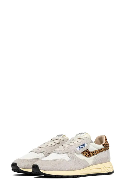 AUTRY Reelwind Low Sneaker in Pony White at Nordstrom, Size 35 | Nordstrom