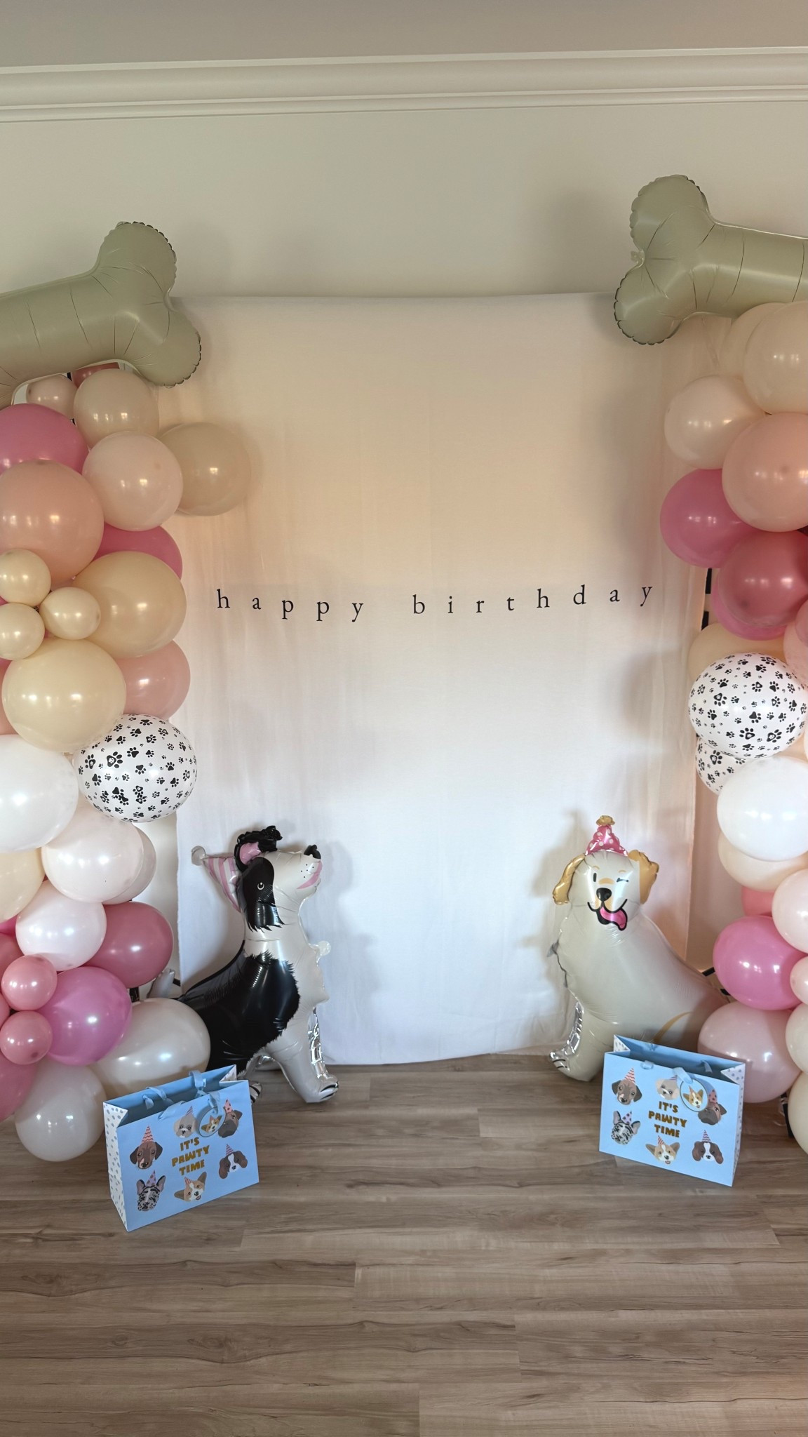 two let the dogs out 🐾

two year old birthday 
birthday party
two years old
balloon arch
linen backdrop
happy birthday
dog party 

#LTKParties #LTKFindsUnder100 #LTKKids
