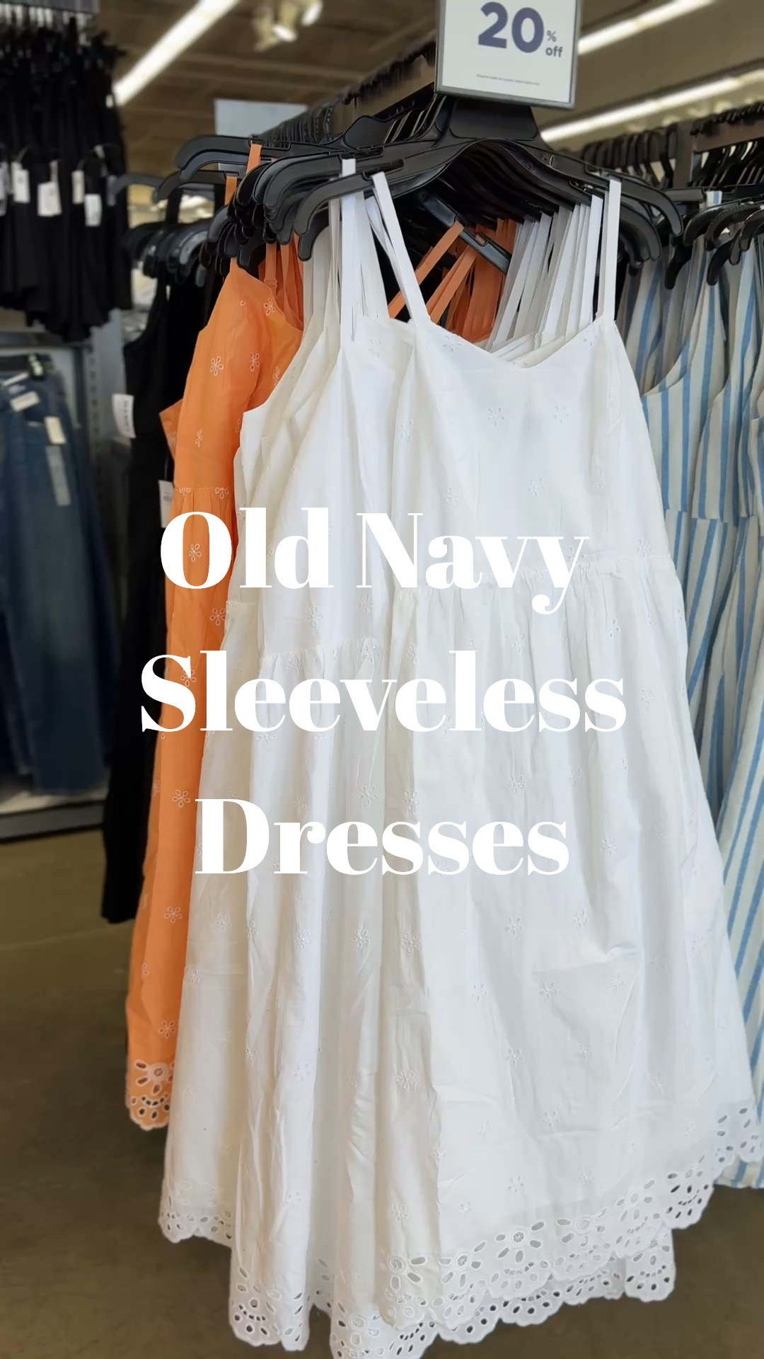 Old Navy sleeveless dresses. Perfect for festivals, running errands or Easter. 

#sleevelessdresses #oldnavy #springfashion #festivalfashion #oldnavydresses

Sleeveless dresses, old navy dresses, spring fashion, eyelet dresses, festival dresses

#LTKFestival #LTKSaleAlert #LTKFindsUnder50