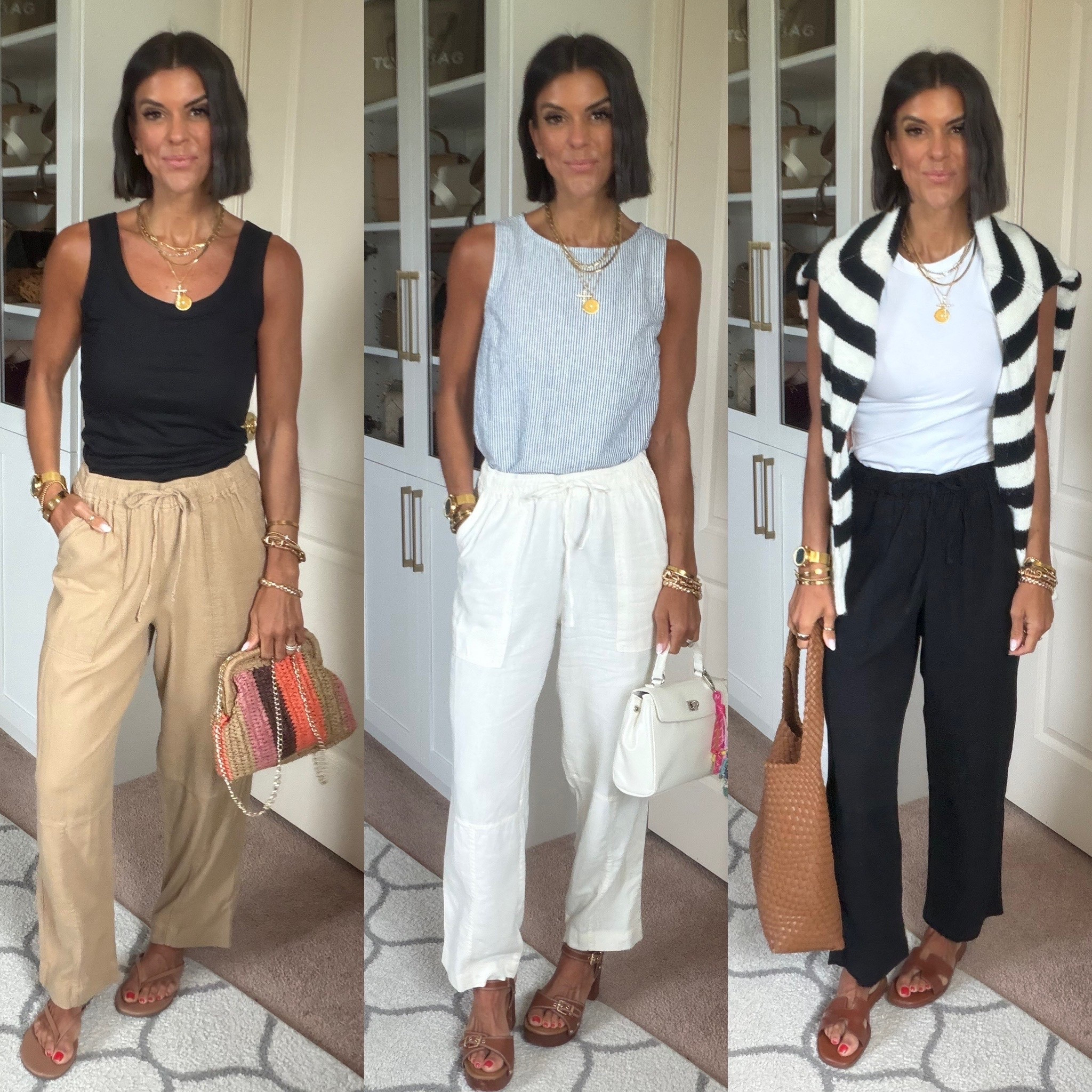 Love these Walmart linen pants! Size xs in linen pants and tanks. 

#LTKootd #LTKmomlife #LTKgrwm