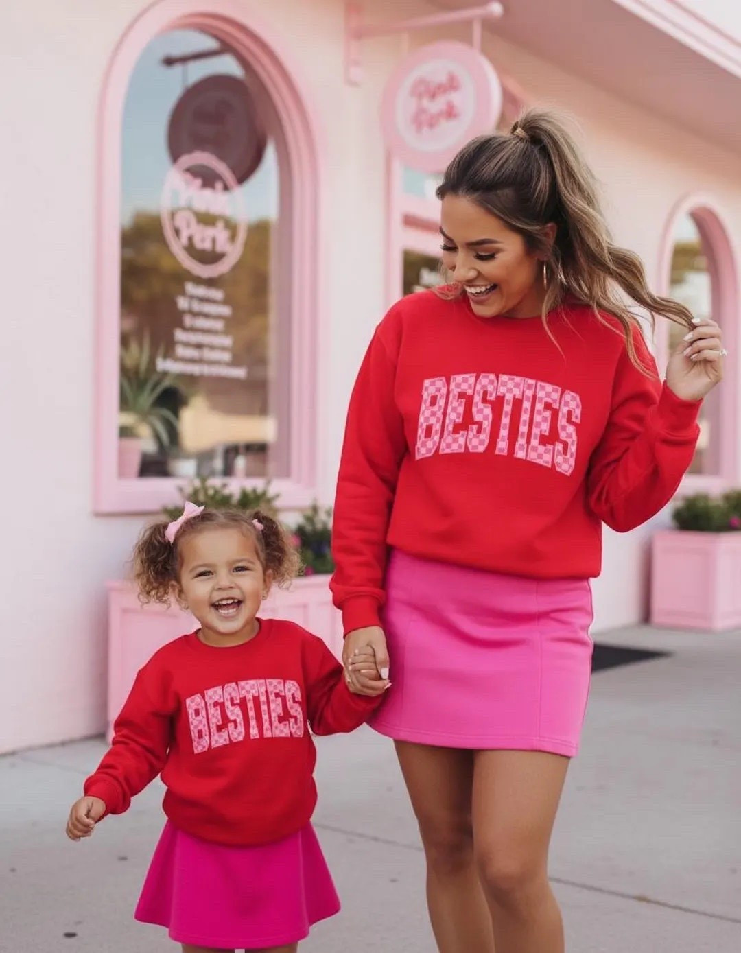 Mommy-and-me, but make it Valentine’s. Cutest matching sets for you + your little love.

Valentine’s Day Outfit Idea 

#LTKValentine #LTKmomlife #LTKKids