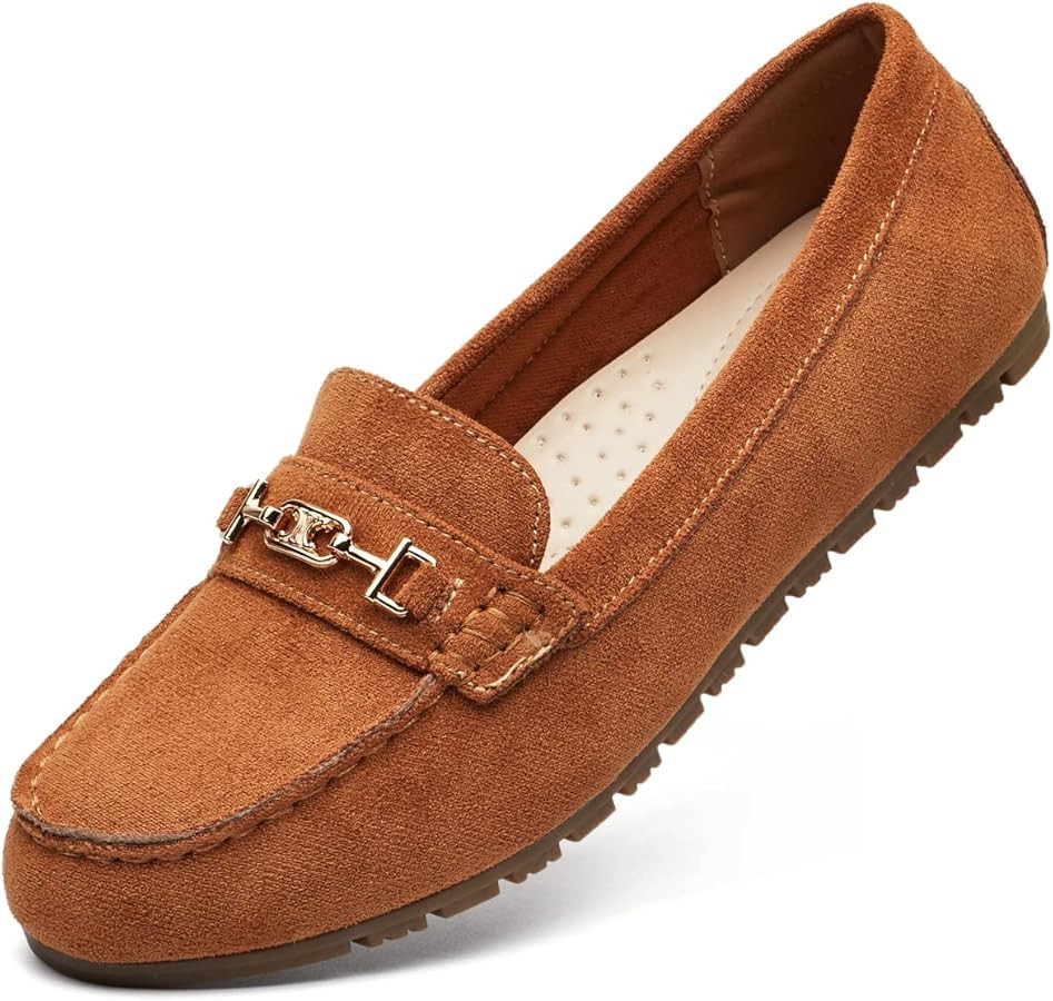 DeYashopin Women's Flats Shoes Leisure Shoes Slip On Work Shoes Comfort Walking Shoes | Amazon (US)