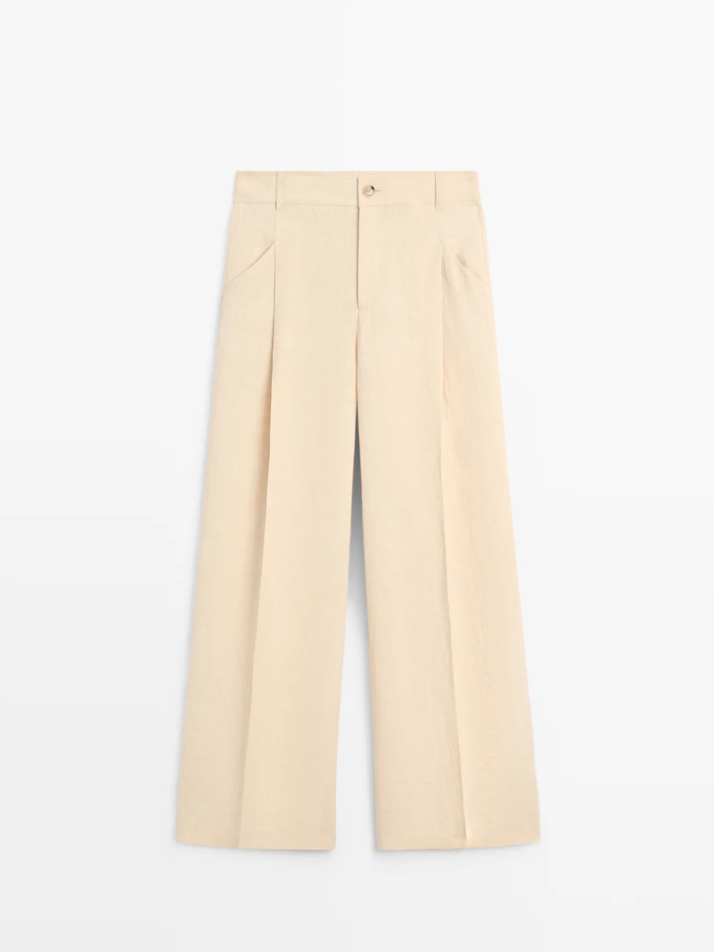 Wide-Leg-Hose: Diese Passform zeichnet sich durch einen weiten und lockeren Schnitt von der H\u00... | Massimo Dutti DE