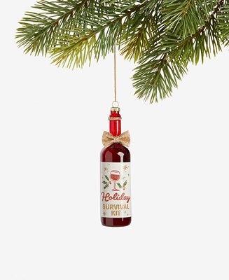 Spirits Holiday Wine Bottle Ornament, Macy's Exclusive | Macy's