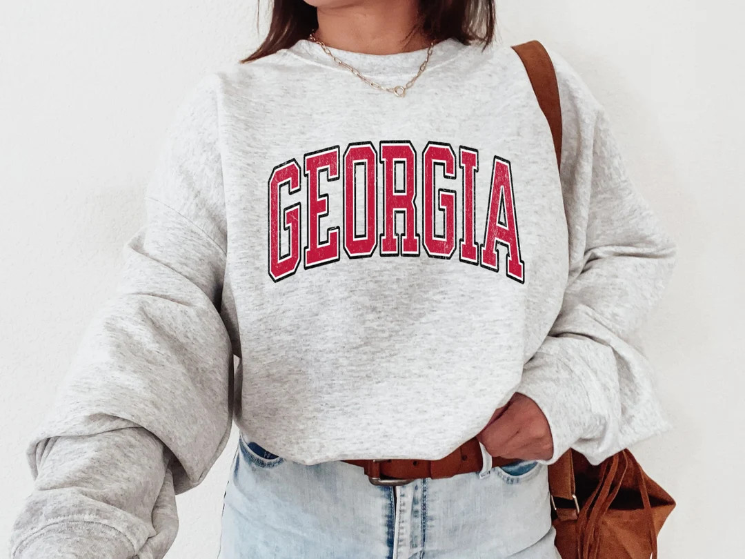 Georgia Shirt Georgia Sweatshirt Georgia Crewneck Georgia - Etsy | Etsy (US)
