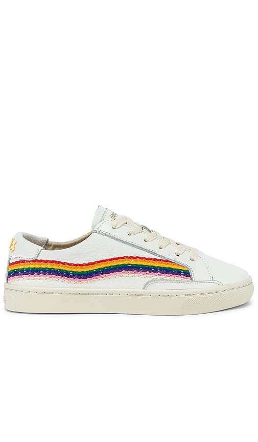 Rainbow Wave Sneaker in White | Revolve Clothing (Global)