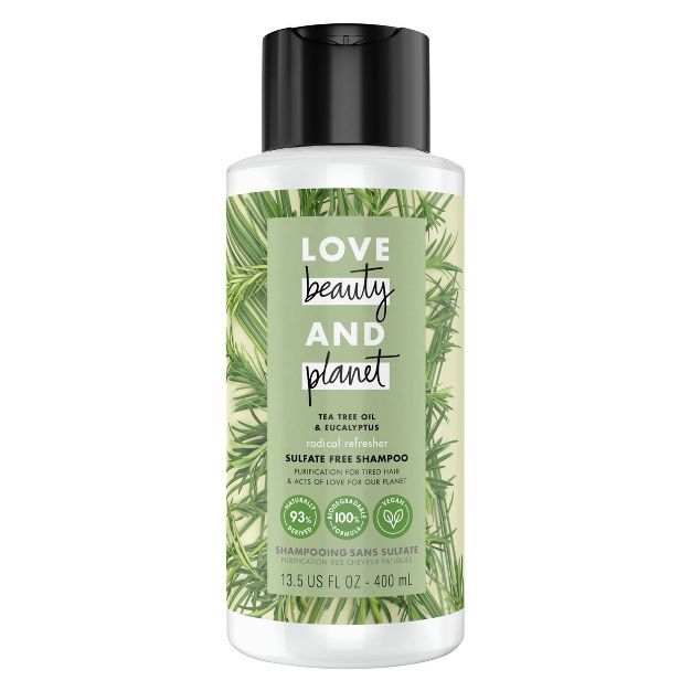 Love Beauty and Planet Tea Tree Oil & Vetiver Radical Refresher Shampoo - 13.5 fl oz | Target