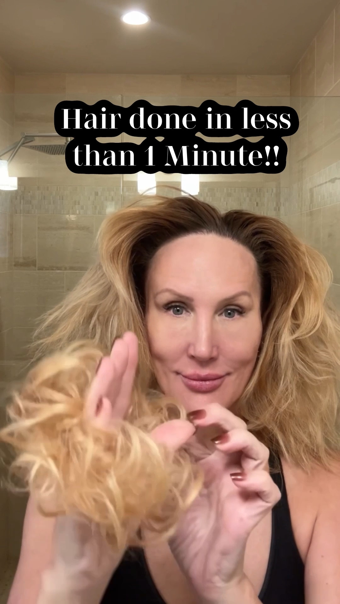 Hair done in less than 1 minute! ❤️ 

#hair #hairstyle #messybun #updo #easyhairstyles