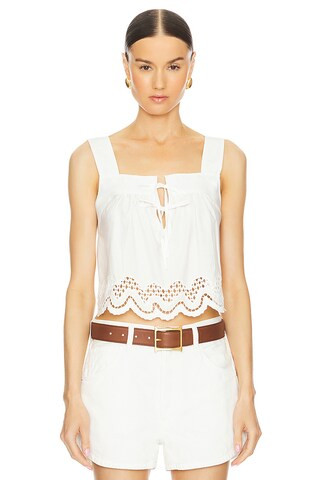 Rails Blythe Top in White from Revolve.com | Revolve Clothing (Global)