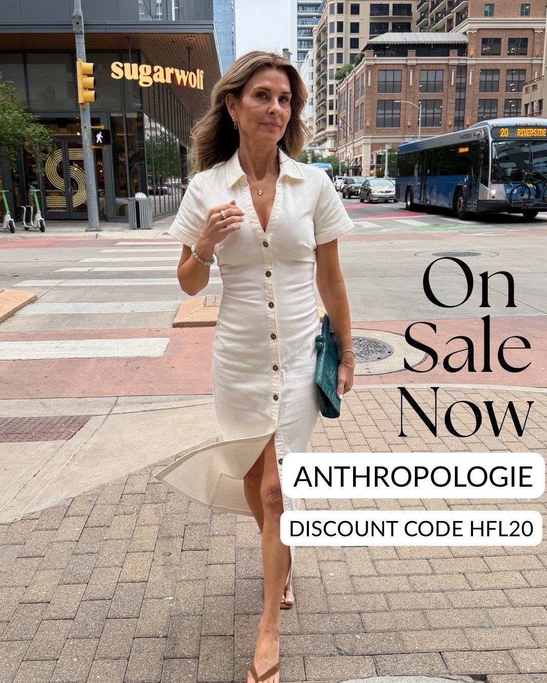 Night-out look! 
Discount code HFL20 over $100

Wearing XS 

@Anthropologie

#LTKootd