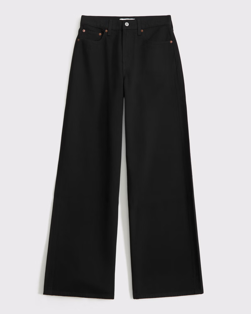 High Rise Wide Leg Jean | Abercrombie & Fitch (US)