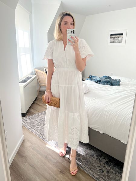 Memorial Day sale. White dress. Summer outfit 
.
.
.
… 

#LTKStyleTip #LTKOver40 #LTKSaleAlert
