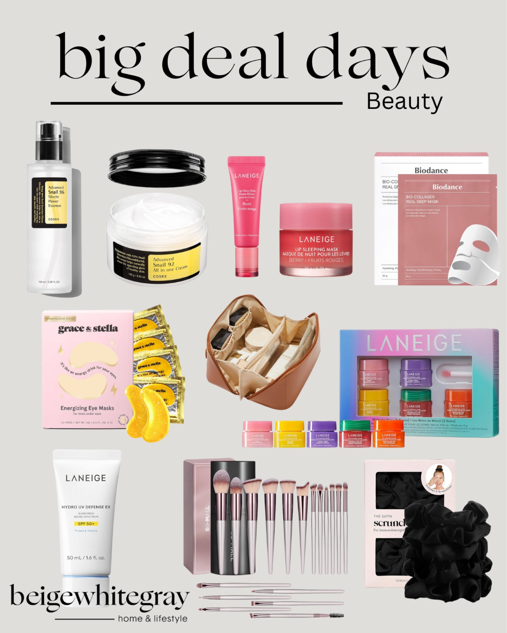 Beauty Deal Finds

Beauty  beauty finds  skincare  spa day essentials  snail mucin  makeup brushes  lip mask  sunscreen  face mask  face moisturizer  BeigeWhiteGray

#LTKGiftGuide #LTKxPrimeDay #LTKSeasonal