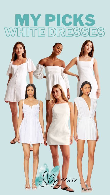 Looking for the perfect white dress for summer? I got you covered! You can easily dress these up or down 🤍

#LTKStyleTip #LTKFindsUnder100