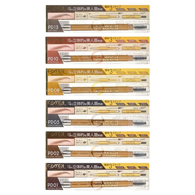EXCEL - Powder & Pencil Eyebrow EX | YesStyle Global