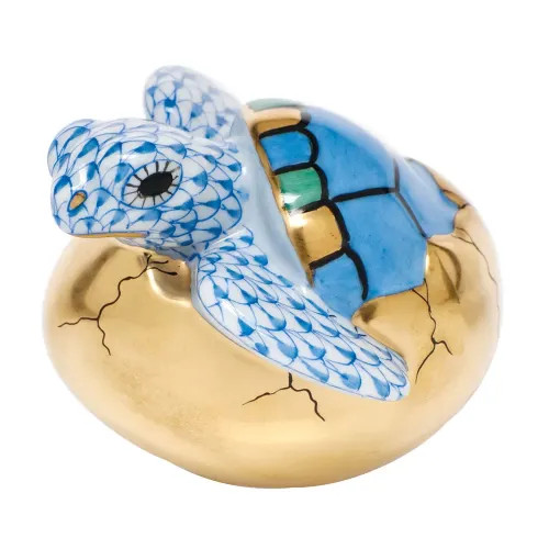 Hatching Sea Turtle Blue 2.25 In L X 1.75 In H | Gracious Style