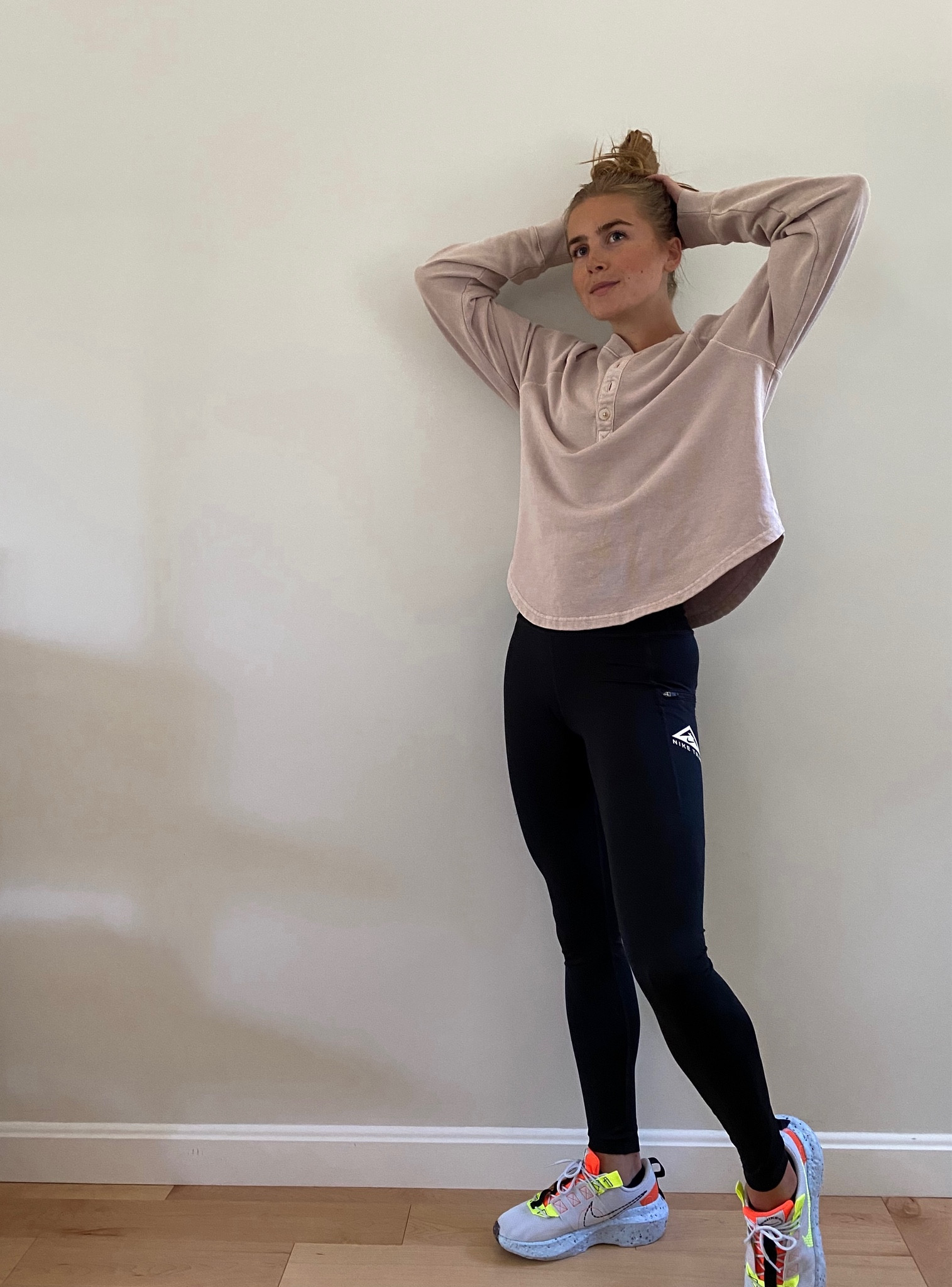 Henley - XS
Tights - S
Shoes - 7

#LTKfit #LTKunder50 #LTKSale