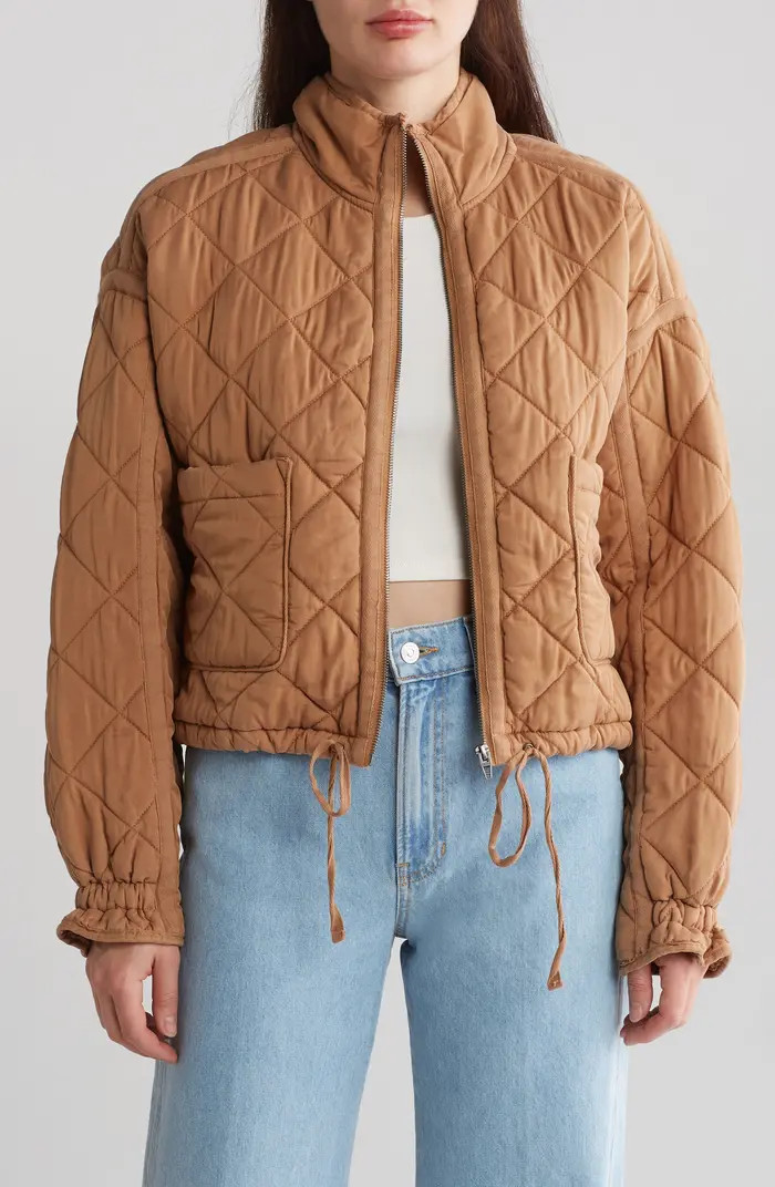 Cropped Quilted Jacket | Nordstrom Rack
