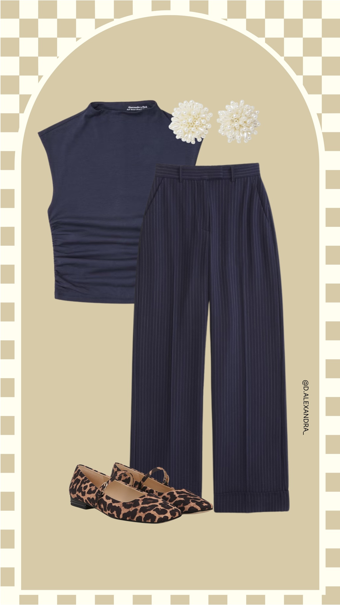 My favorite navy side ruched top from Abercrombie paired with the Sloane trouser with cuffed ankles. Leopard flats. 

#LTKShoeCrush #LTKMidsize #LTKWorkwear