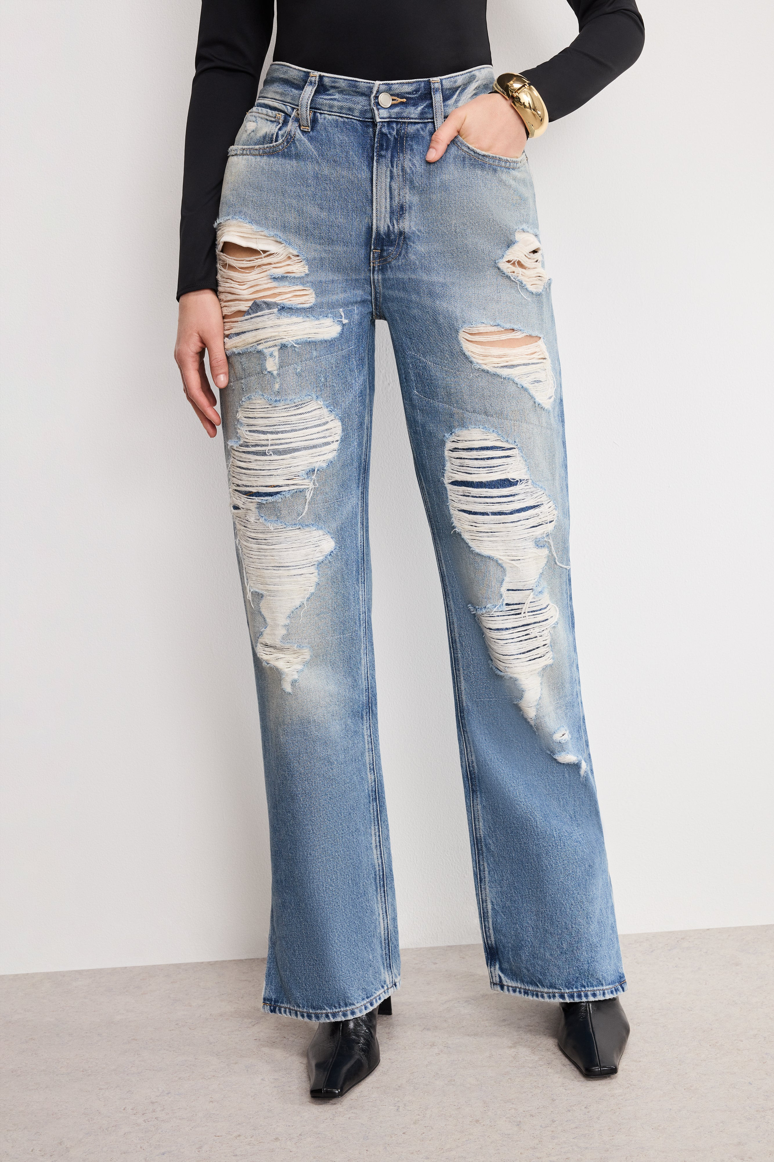 THE KHLOÉ JEAN | INDIGO1067 - GOOD AMERICAN | Good American