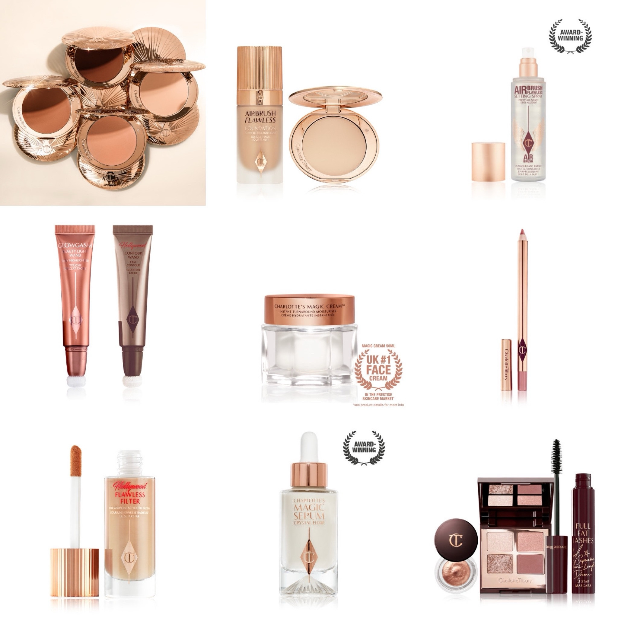 My Charlotte Tilbury Must Have Makeup products..Perfect for Christmas Gift ideas.  I use all these products and I love them . 
#charlottetilbury #makeup #makeupfavourites #giftguide #giftsforher #blackfridaydeals 

#LTKbeauty #LTKGiftGuide #LTKCyberWeek