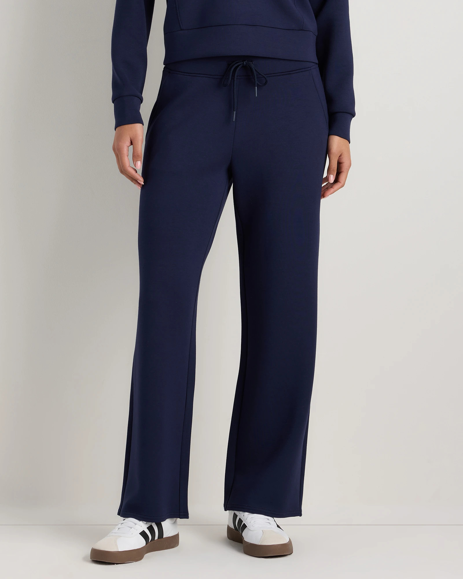 Quince | Women's CloudComfort Wide Leg Pants in Black, Size Medium, Tencel | Quince