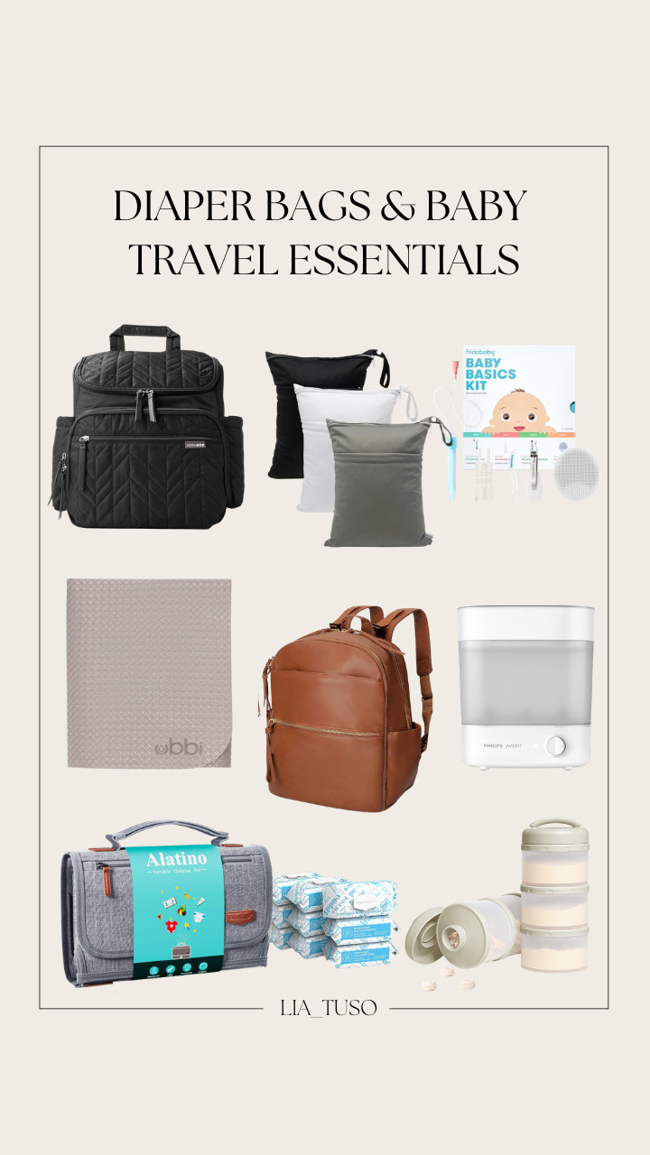 Traveling with a baby? These essentials will make your journey smooth and stress-free. From changing pads to formula dispensers, you've got it all covered! 

diaper bags for travel, baby travel essentials, Amazon baby travel gear, traveling with a baby, family travel must-haves.

#DiaperBags #BabyTravelEssentials #TravelWithBaby #AmazonFinds #FamilyTravel #ToddlerTravelGear #BabyGear #TravelTips #TravelWithKids
 

 #LTKTravel #LTKBaby