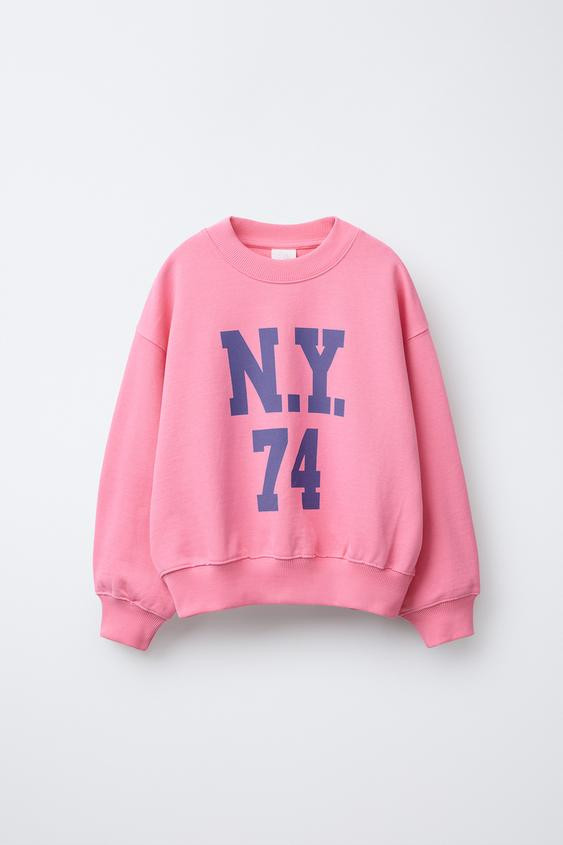TEXT PRINT SWEATSHIRT | Zara US