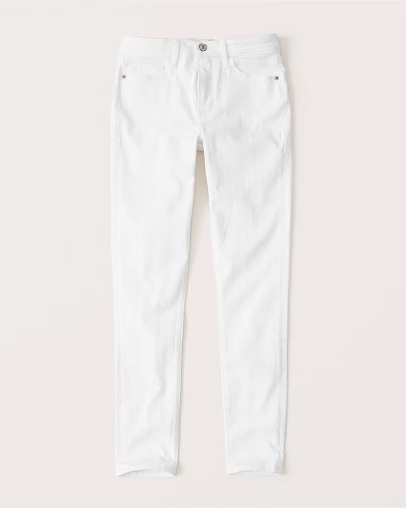 Mid Rise Super Skinny Jeans | Abercrombie & Fitch (US)