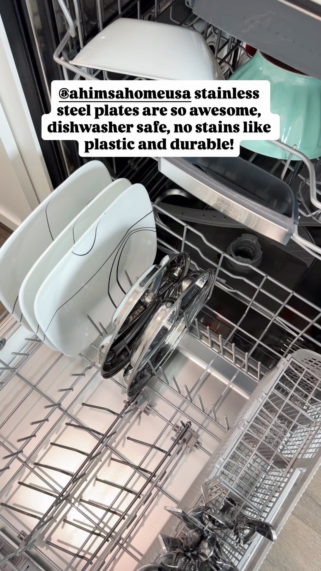 +Use promo EARTH25 for 25% off the Signature Collection.

@ahimsahome stainless steel plates are so awesome, dishwasher safe, no stains like plastic and durable!

Mom hack I wish I knew sooner 🙃



#LTKdayinmylife #LTKKids #LTKmomlife