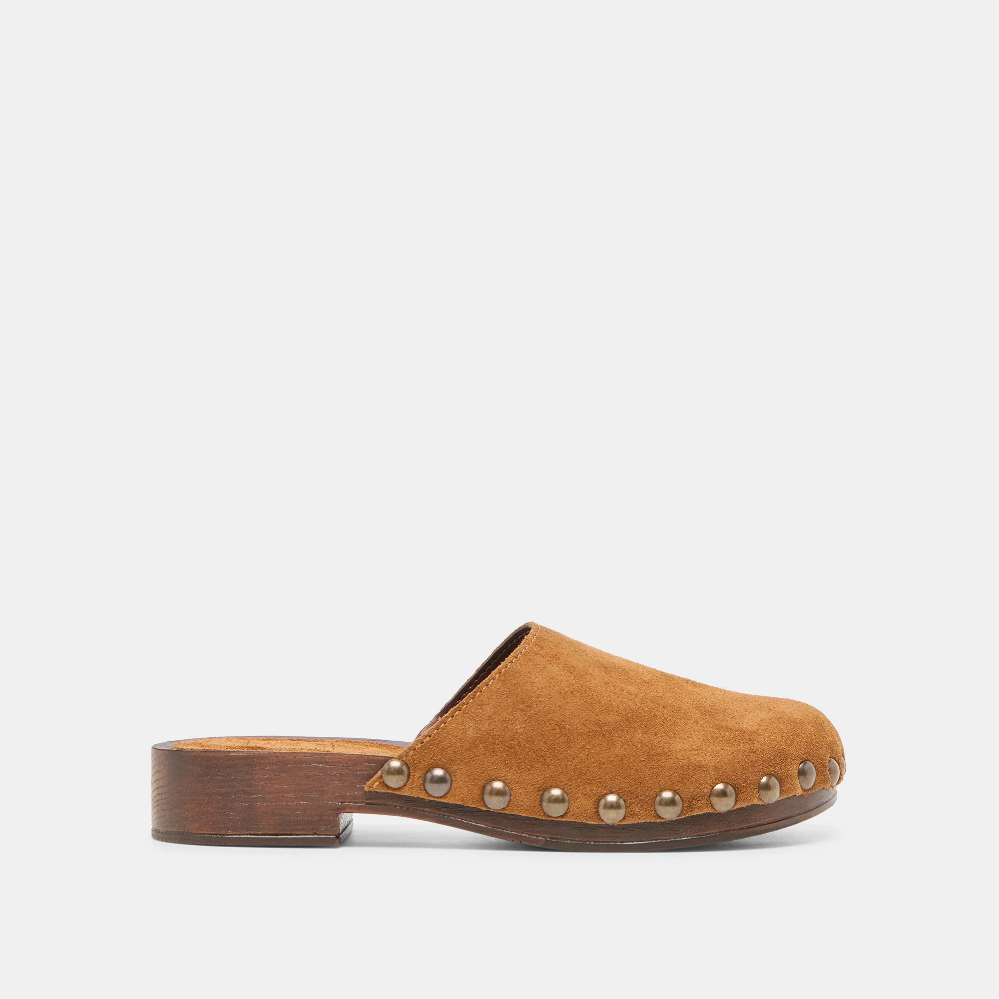 Alanis Flats Chestnut Suede | DolceVita.com