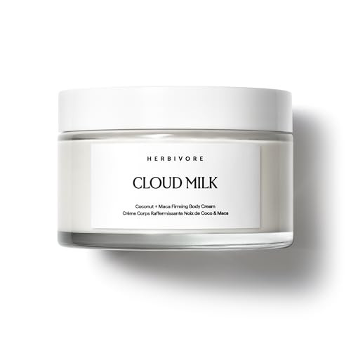 HERBIVORE Cloud Milk Coconut + Maca Firming Body Cream I Fast Absorbing Moisturizer for Smoother, Firmer Looking Skin I Vegan, for All Skin Types, 195 mL / 6.6 oz | Amazon (US)