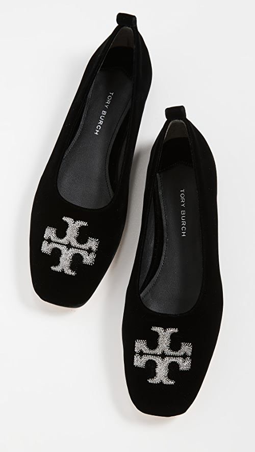 Tory Burch Eleanor Pave Ballet Flats | SHOPBOP | Shopbop