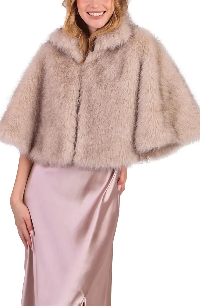SAACHI Faux Fur Capelet | Nordstromrack | Nordstrom Rack
