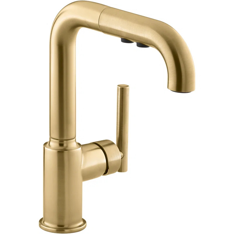 7506-2MB Purist® Single Handle Kitchen Faucet | Wayfair North America