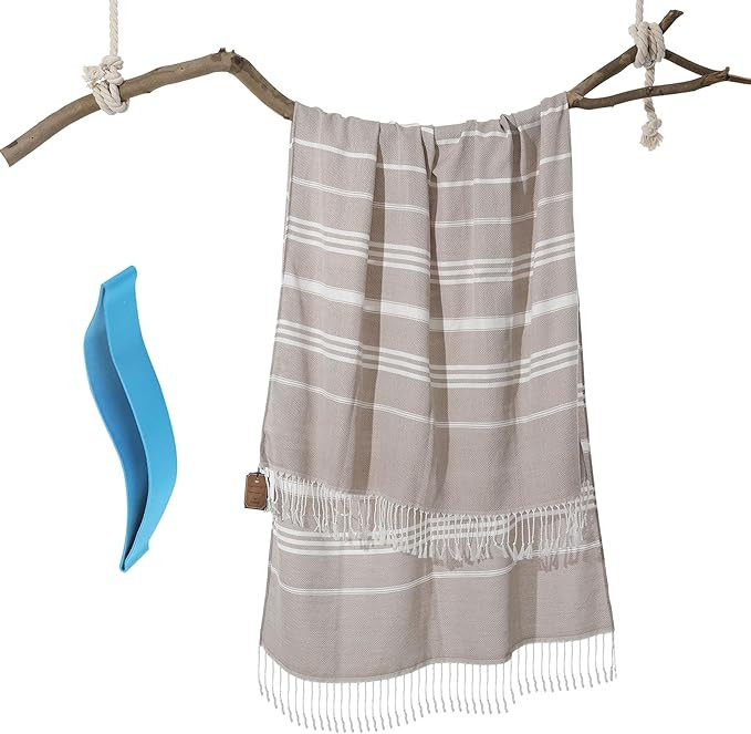 Yoga Blanket Mat Turkish Beach Towel Pool Swim Towels Set Bulk Soft Cotton Extra Large Sand Free ... | Amazon (US)