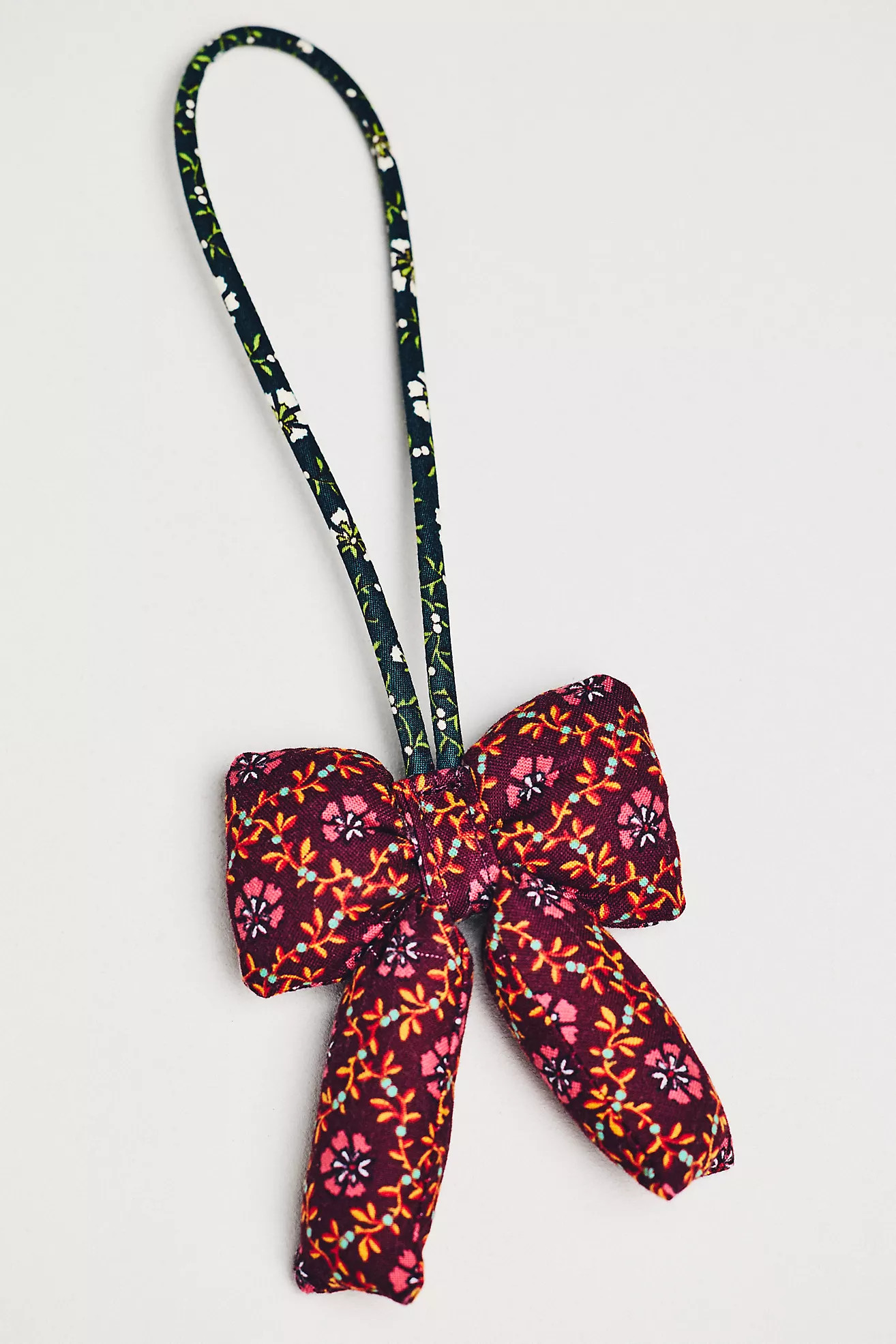 Vera Bradley Plush Puffy Bow-Shaped Bag Charm | Anthropologie (US)