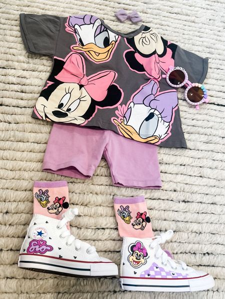 toddler disney outfit for spring break! could the custom converse be any cuter? shirt is zara but tagged a very similar option! 

#LTKshoecrush #LTKtravel #LTKkids
