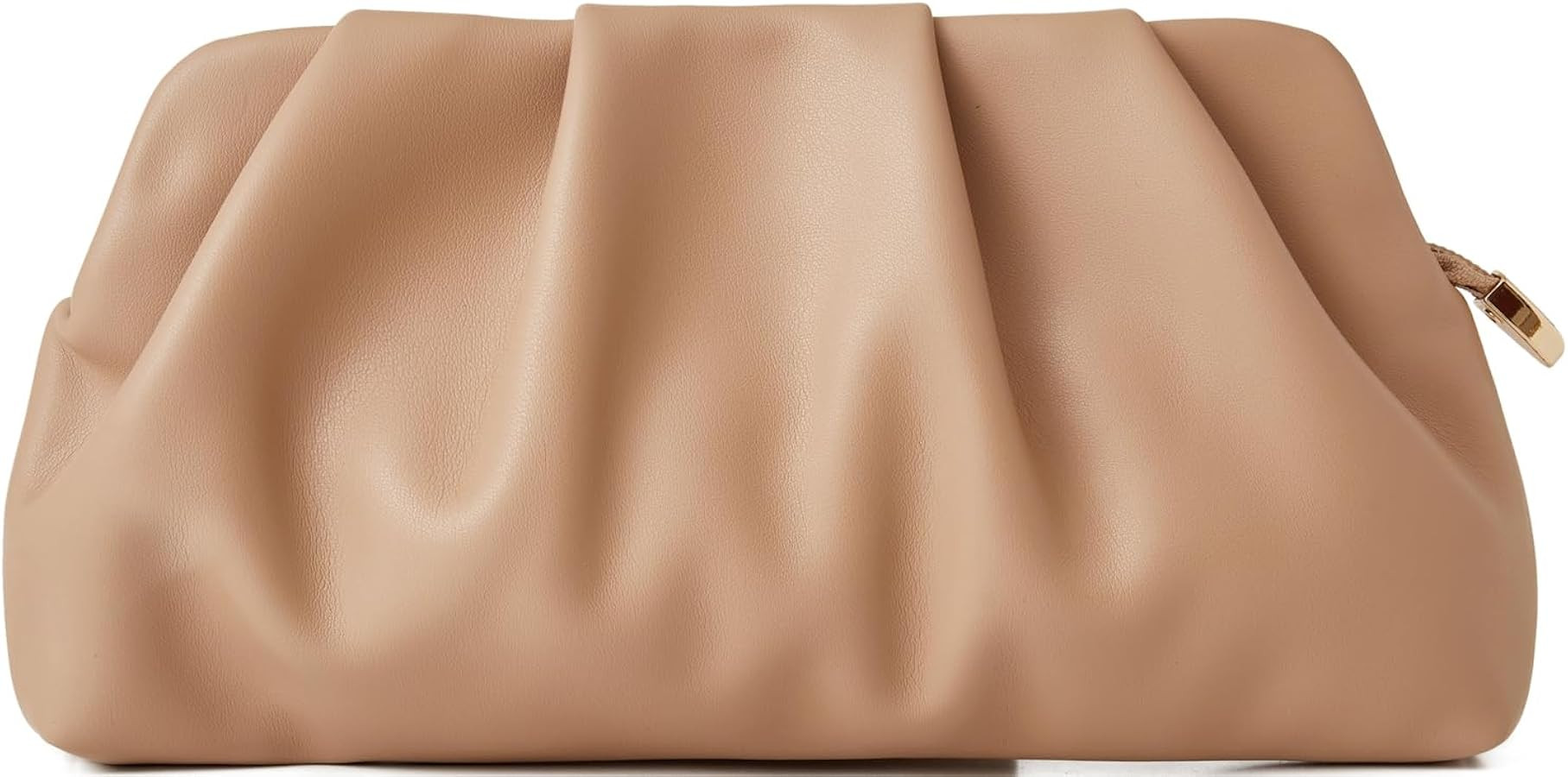 Munansli Women's Clutch Purse,Evening Bag for Women Ruched Clutch Purse Detachable Metal Chain Cr... | Amazon (US)