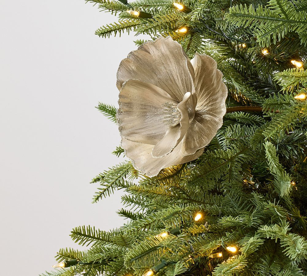 LoveShackFancy Metallic Flower Tree Pick | Pottery Barn (US)