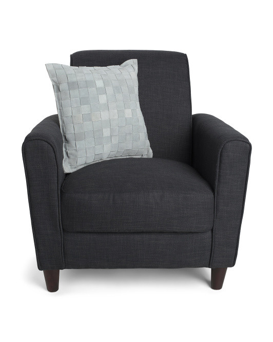 18x18 Suede Basketweave Pillow | TJ Maxx