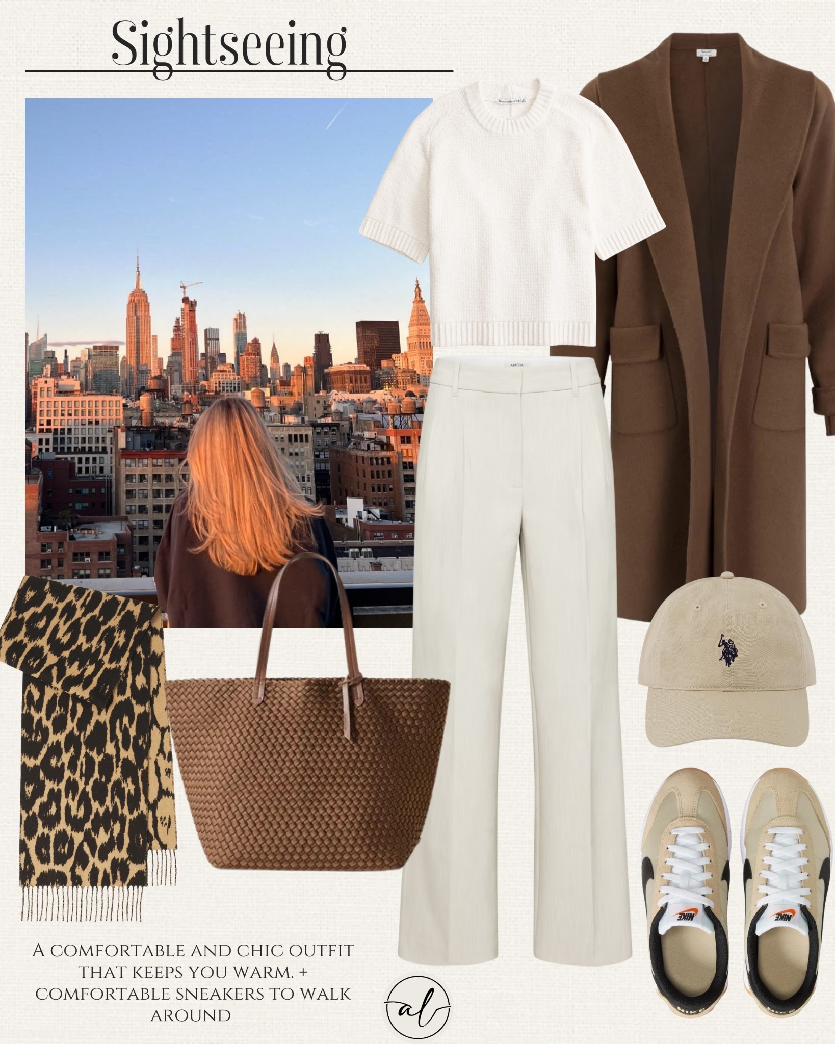Sightseeing outfit - a comfortable and chic outfit that keeps you warm + comfortable sneakers to walk around all day. 

#LTKStyleTip #LTKU #LTKSeasonal