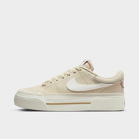 Nike Women's Court Legacy Lift Casual Shoes in Pearl White/Phantom/Sail Size: 12.0 | JD Sports (US)